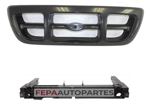 Parrilla Rejilla Frontal Ford Ranger 98 / 04 Gris V6