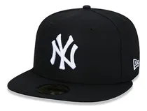 Comprar Boné New Era 59fifty New York Yankees Aba Reta Preto Fechado