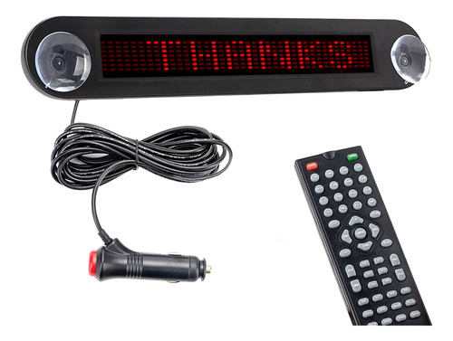 Dc 12v Remote Led Car Sign Programmable