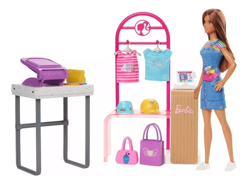 Barbie Set De Juego Diseñadora De Modas
