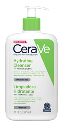 Imagen 1 de 1 de  Loción para  cuerpo CeraVe Limpiadora Hidratante en dosificador 473mL