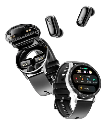 Reloj Inteligente Con Auriculares, 2 En 1 Tws Inalámbrico .