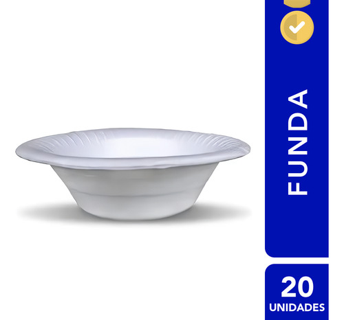 20un Prato Fundo Cumbuca Para Petiscos 15cm Resistente