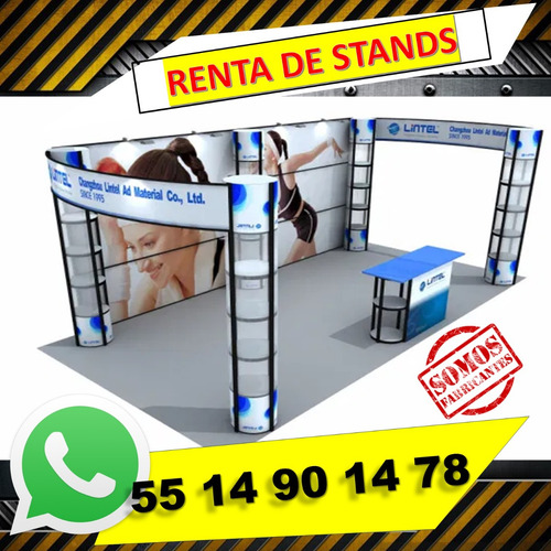Stand Armable Plegable Renta Venta Para Expo 3x3 Counter Pop
