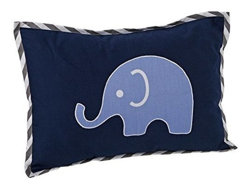 - Elefantes Azul - Gris Diciembre De Almohadas.
