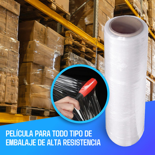 2 Rollos Playo Film Plastico Emplayar 18x80x1300
