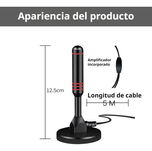 Receptor De Señal De Tv Digital Hd Para Interiores