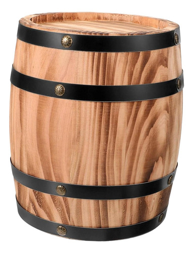Dispensador De Whisky Retro En Barril De Roble M Marrón