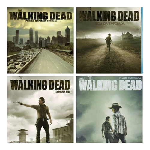 The Walking Dead Paquete Temporadas 1 2 3 4 Dvd