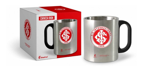 Imagem 3 de 3 de Caneca Metal Inox Inter 300ml