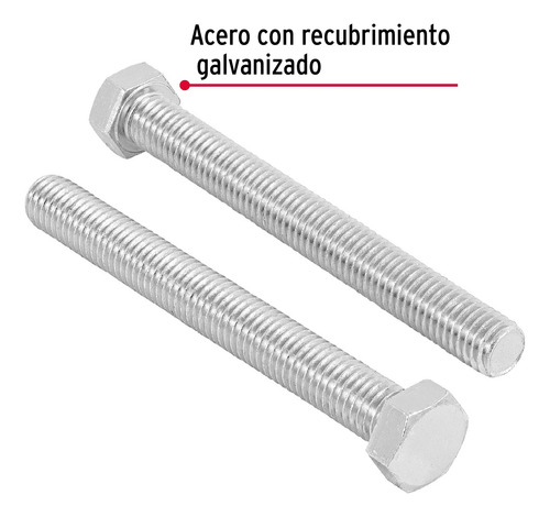 Tornillo Tipo Maquina 1/2 X 4.5´ Hexagonal Metal 10pz 44665