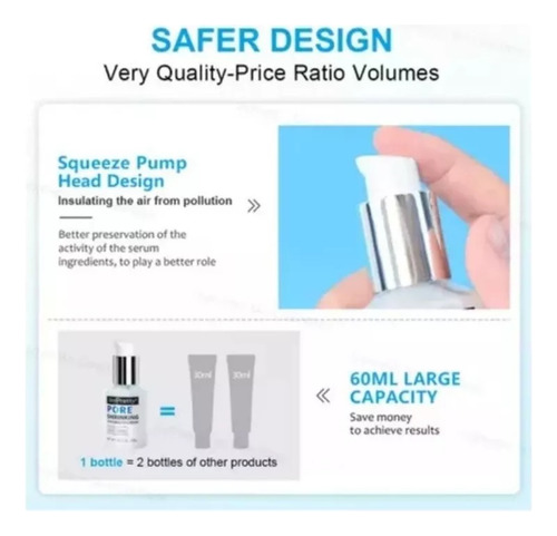 / Crema Facial Reductora De Poros Con Ácido Hialurónico 8d,