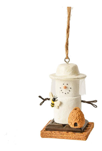 S'mor Bee Keeper Adorno Para Arbol Navidad 3  Multicolor