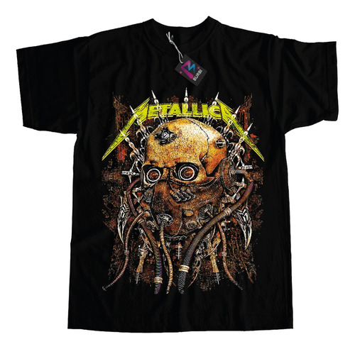 Remera Banda Metallica Pulpo Dtf Calidad Premium