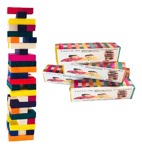50 Juegos I Madera I Torres De Colores I Artesanales I