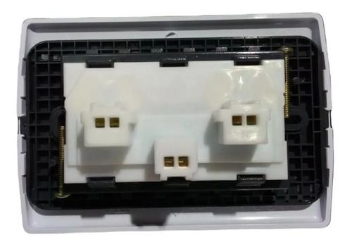 Imagen 3 de 5 de Llave De Luz Toma Doble Sica Hasta 20 Amp Pack X 10 Por E631