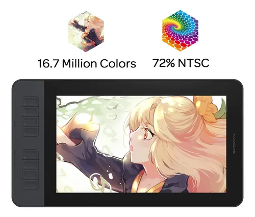 Tableta Gráfica Gamomon Pd1161, Full Hd, 5080 Lpi, 266 Rpm