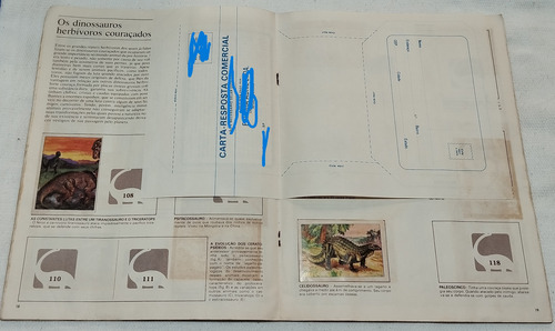 Album De Figurinhas Animais Pré-histórico -1979- Incompleto Animais Pré Históricos (Usado)