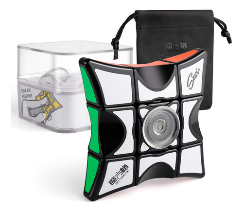 Cubo Disquete Rompecabezas Fidget Spinner Anti-ansiedad