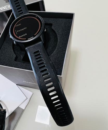 Garmin Forerunner 955 Solar Preto Milanese Preto (Usado)