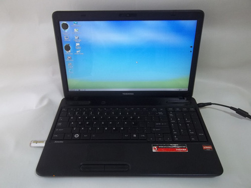 Laptop Toshiba C655d 15.6  Led Amd 1.5ghz 4gb Ram 120gb Hdd