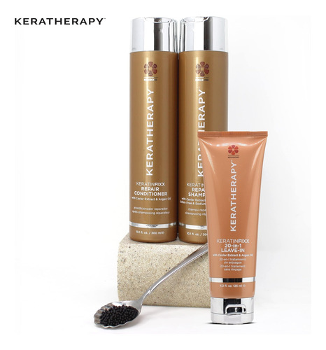 Keratherapy Shampoo Reparador Keratinfixx Com Infusão De Que