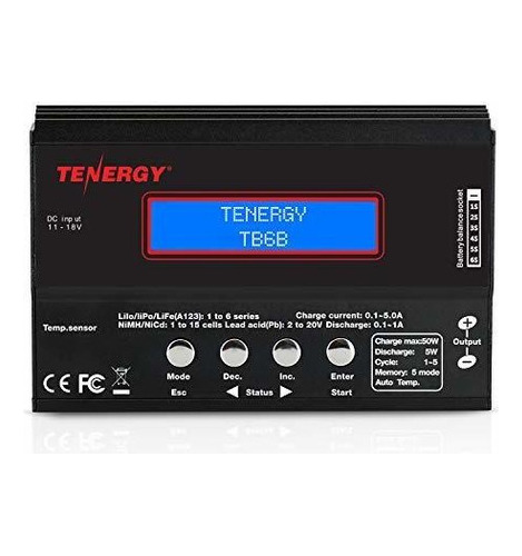 Combo Especial: Tenergy Tb6-b Cargador De Balance Para Bater