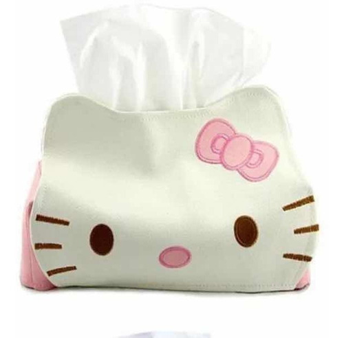 Porta Pañuelos Desechables De Hello Kitty