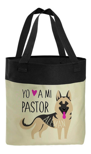 Bolso Microfibra - Pastor Alemán