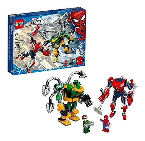 Blocos de montar Lego Spider-Man vs. Doctor Octopus: Batalla de Mecas 305 peças em caixa