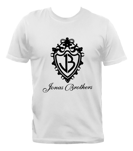 Remera Jonas Brothers Logo 100% Algodón