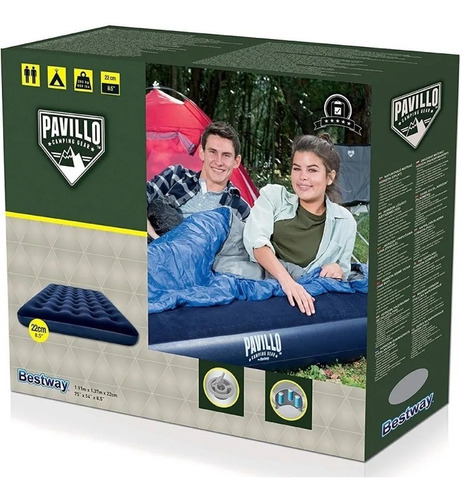 Colchon Inflable 2 Plazas Bestway Ideal Camping Oferta