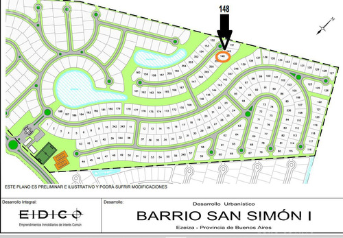 Lote 653m2 Más Pulmón Verde Trasero En San Simon. 