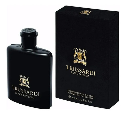 Perfume Trussardi Black Extreme Pour Homme 100ml Edt - Novo