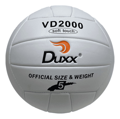 Balón Duxx Voleibol Vd2000 #5 Playa Color Blanco