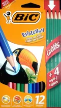 Comprar Lapices De Colores Bic X12 + 4 Lapices Negros 