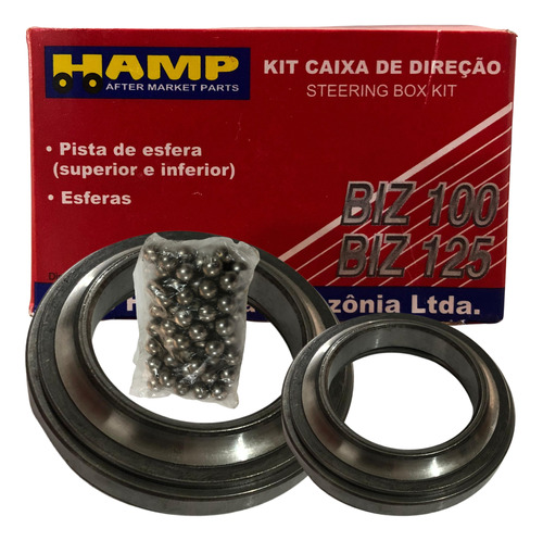 Kit Caixa De Direção Pop 100/ Biz 110i Honda Hamp Original