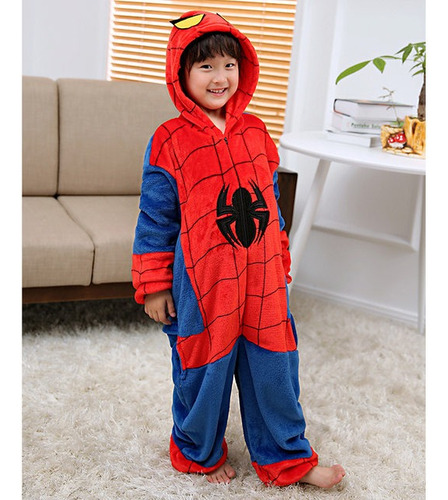 Macacão Infantil Homem Aranha Inverno Vermelho Homem Aranha 6