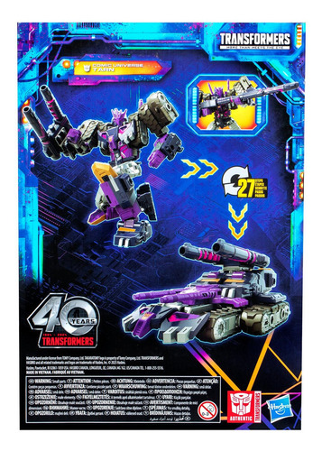 Tarn Transformers Legacy United Comic Universe Idw Clase Viajero Se Transforma En 27 Pasos , 17.5 Cm Figura De Acción, Para Niños Y Niñas De 8 Años O Más