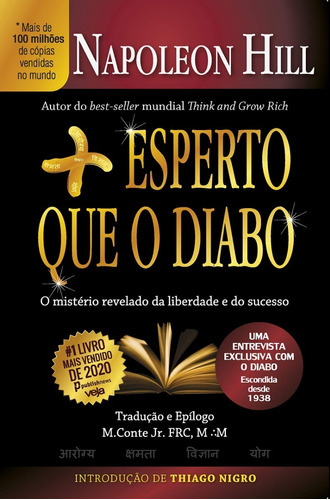 Livro Mais Esperto Que O Diabo - Napoleon Hill Envio Rápido