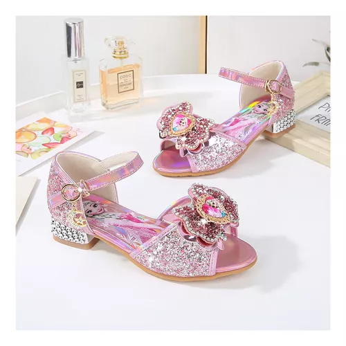 Sandalias De Princesa Para Niñas Cosplay Moda Tacones Altos