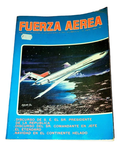  Fuerza Aérea De Chile// Revista Antigua 1981