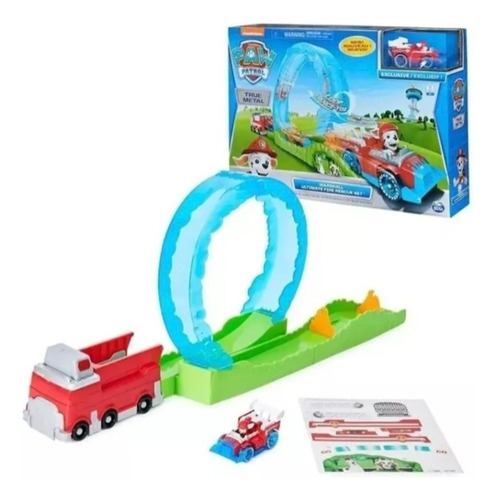 Paw Patrol Marshall True Metal Ultimate Fire Rescue Set