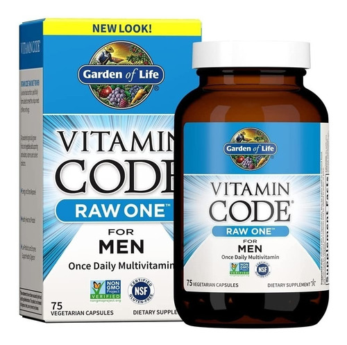 Garden Of Life | Vitamin Code Raw One | Men | 75 Capsules