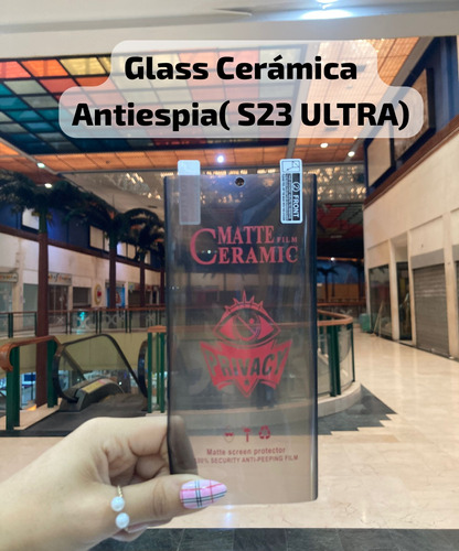 Glass Cermica Mate Anti Espia S23 Ultra