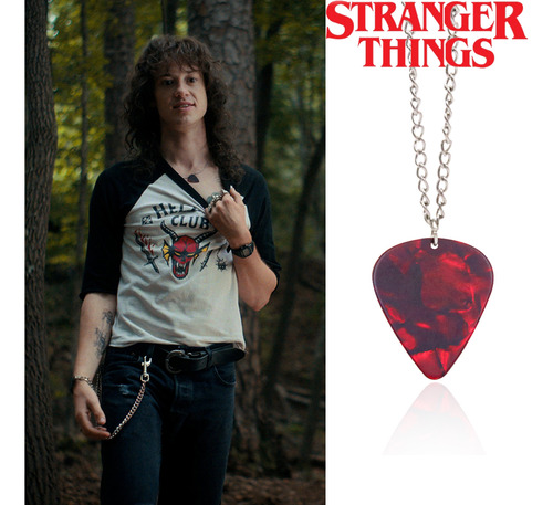 Collar De Stranger Things Club Hellfire De Eddie Munson