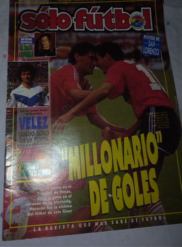 Revista Solo Futbol Millonario De Goles 1993