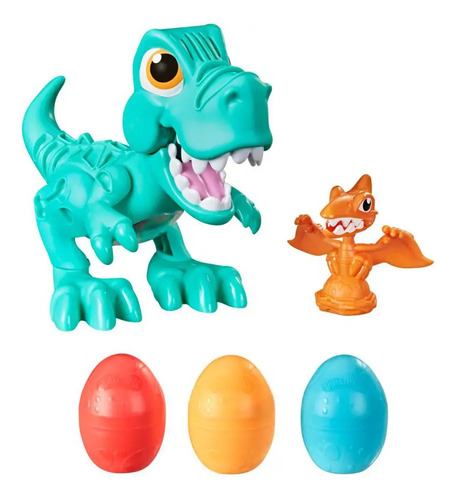 Massinha Modelar Play-doh Dino Crew T-rex O Comilão Hasbro