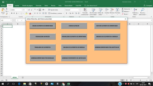 Control De Inventarios En Excel