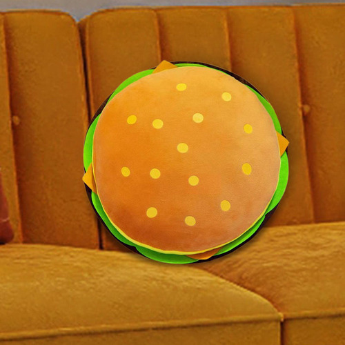 Cojín De Juguete De Peluche Con Hamburguesa Con Queso, Ropa